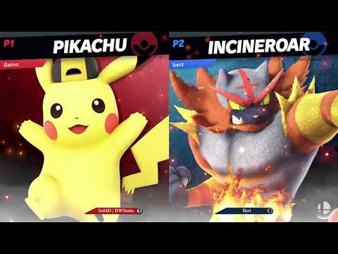 SpotDodge Monthly - SoMD | BWStatic (Pikachu) vs Bert (Simon + Incineroar ) Losers Round 3
