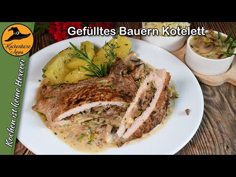Herzhaft gefülltes Bauern Kotelette (Opas Lieblings Rezept)