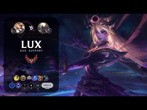 Lux Support vs Pantheon - EUW Grandmaster Patch 13.3