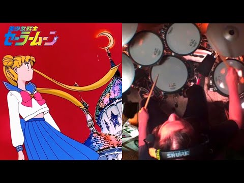 Moonlight Densetsu ムーンライト伝説 - Animetal Lady Sailor Moon Opening (Drum Cover)