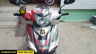 Wave RSX Độ Đèn Trợ Sáng Kenzo Kz40V3 và Z10S Siêu Khủng Tại T23Shop Cần Thơ