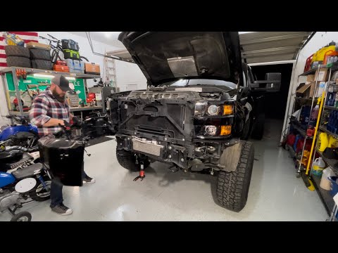 Spacing The Front Bumper On A 2015-2019 Duramax For Cheap! Clearing 37s.