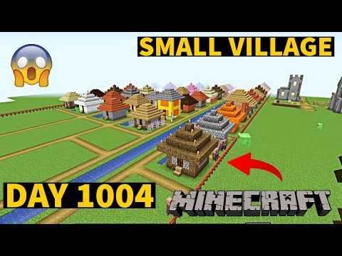 HU Smart Gamer - I build Small Village in Minecraft Creative mode 2023 Day 1004