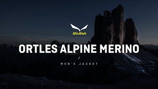Pánská bunda Salewa Ortles Alpine Merino Jacket Black Out
