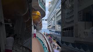 THE 2 BIGGEST CRUISE SHIPS  #cruise #travelvlog