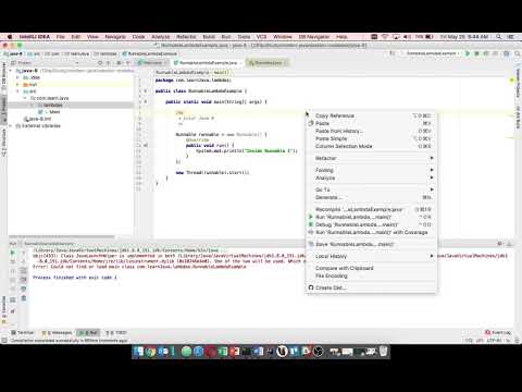 Java 8 - Implement Runnable using Lambda