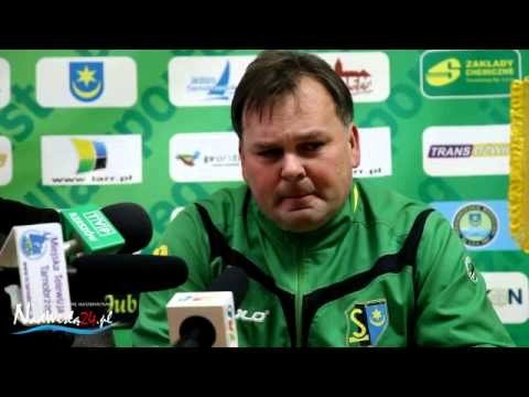Siarka Tarnobrzeg - Pogoń Siedlce 4:1 (1:1) -konferencja prasowa 09.11.2013 HD