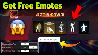 How To Get Free Emotes In Free Fire Max ! Get Free Emote ! Free Emotes In Free Fire Max ! Emotes App