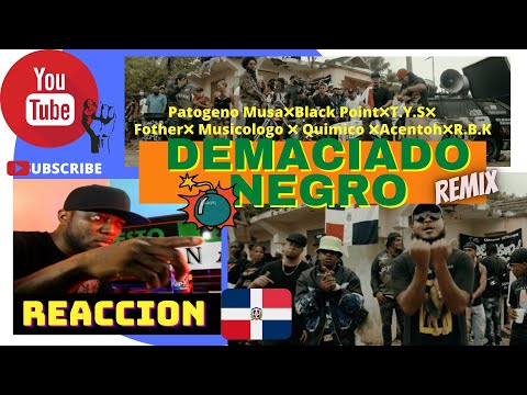 |PANAMEÑO REACCIONA| Rap Dominicano - Demasiado Negro Remix 🔥🔥🇩🇴✊🏾💪🏾 #RapDominicano