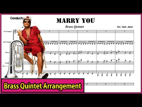 Marry You - Bruno Mars (Brass Quintet Arrangement)
