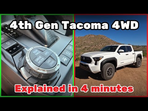 How to Use 4WD In 4 Minutes (2024+ Tacoma)