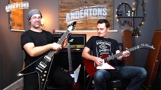 Video thumbnail for Gibson 2016 Flying V & Explorer Guitars - Trad vs High Performance Demo by Rob Chapman