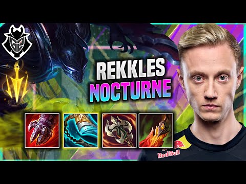 REKKLES IS A MONSTER WITH NOCTURNE JUNGLE! - G2 Rekkles Plays Nocturne JUNGLE vs Zed! | Patch 11.18