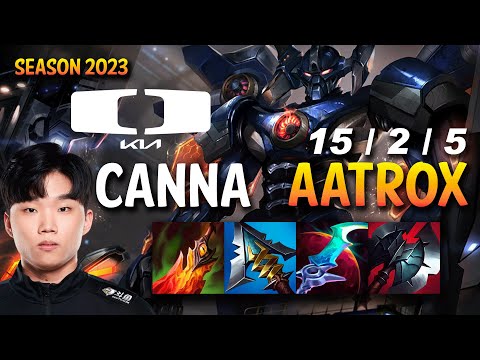 DK Canna AATROX vs GANGPLANK Top - KR Ranked