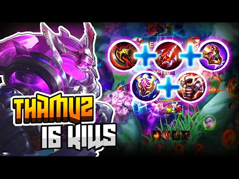 THAMUZ INSANE BUILD WITH 16 KILLS l THAMUZ BEST BUILD 2021!!