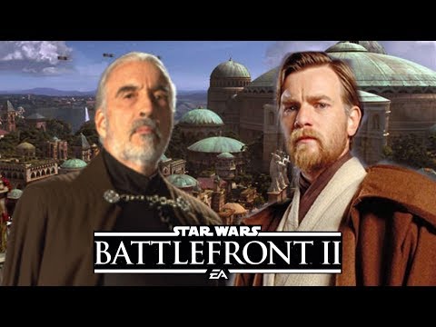 Battlefront 2 Count Dooku vs ObI Wan