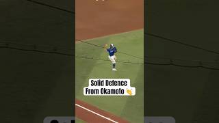 So nice they wanted to look at Kazuma Okamoto’s play twice ???? #MLB #BlueJays