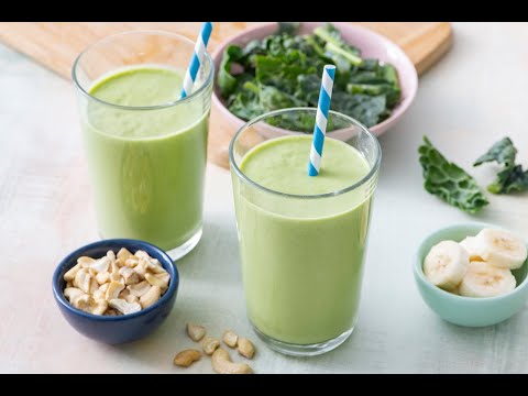 Tastes Like Ice Cream Kale - Healthy Smoothie Recipes - Weelicious Featuring The Blender Girl