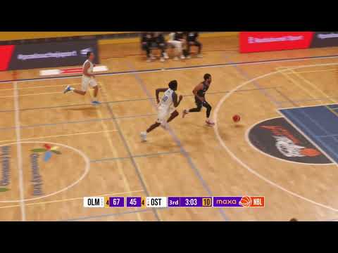 Highlights: BK Olomoucko vs NH Ostrava | 04-10-2025 for KooperativaNBL tournament.