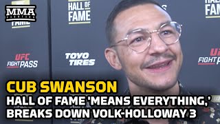 Cub Swanson Reflects On UFC Hall Of Fame Honor: 'It Means Everything' by MMA Fighting
