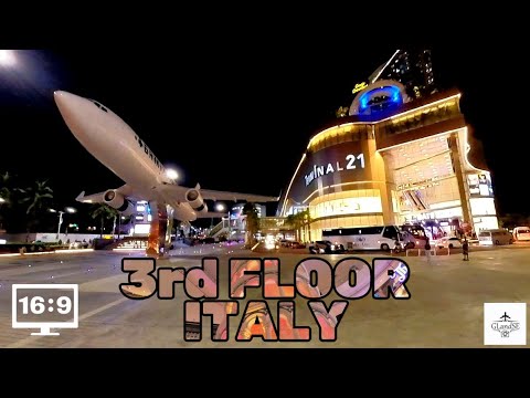 Thailand | Pattaya | Walking Through Italy in Terminal 21! in 16:9