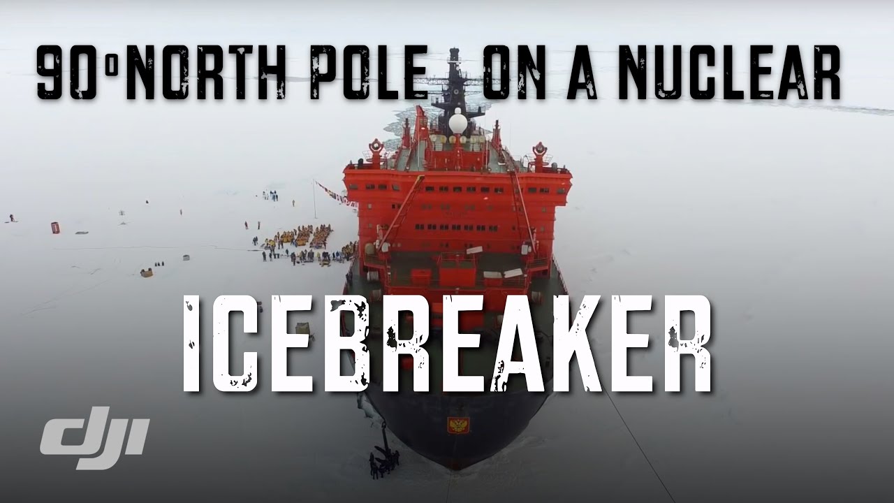 DRONE at NORTH POLE on WORLDS LARGEST ICEBREAKER / Quark Expeditions / DJI