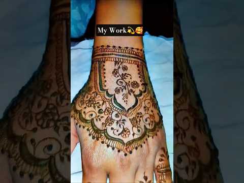 Mehndi diaries — short, sweet & stunning 🌸 #MehndiVibes #viralvideo #mehndilove  #hennaart