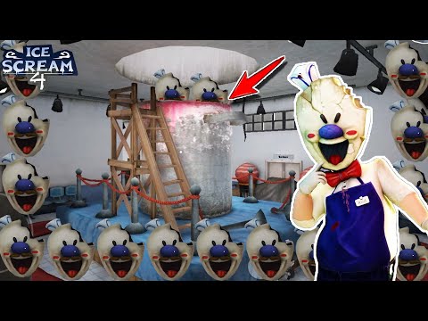 ÇOK GİZLİ DONDURMA KAZANINA GİRDİK 🥶 Ice Scream 4 Secrets