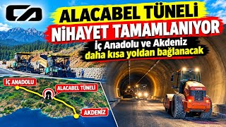 Alacabel Tüneli’nde Büyük İlerleme! Kazı Bitti, Asfaltlama Başladı 08.