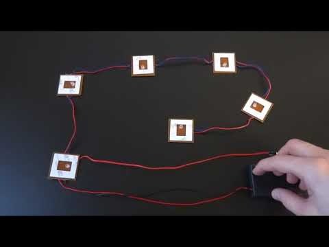 Łańcuch LED z 6 diodami na baterie