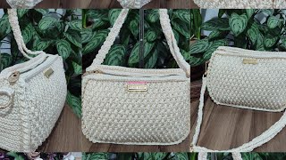 Very easy to knit bag. (Part 1) #knittedbagmaking #bagpatterns