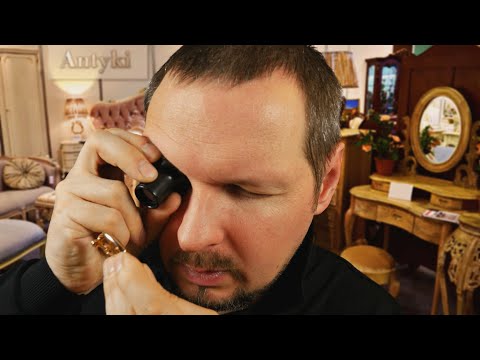 ASMR PL | Sprzedawca w sklepie z antykami - Roleplay (cichy głos)