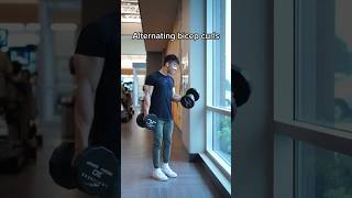Alternating bicep curl vs bilateral curls