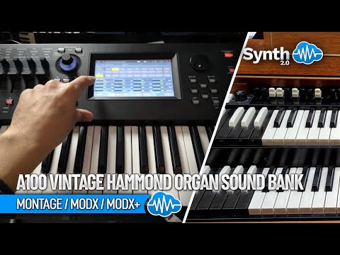 SCL221 - A100 Vintage Hammond - Yamaha MONTAGE / M ( 7 presets ) - Video Preview 1