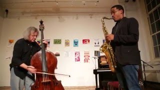 James Brandon Lewis & Michael Bisio - Not A Police State / Arts for Art, NYC - January 21 2016