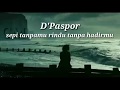 Sepi Tanpamu Rindu Tanpa Hadirmu D Paspor