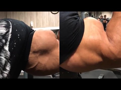 Iranian bodybuilder Hadi Choopan is proud of his big guns!