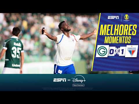 Gols e lances de Goiás x Fortaleza