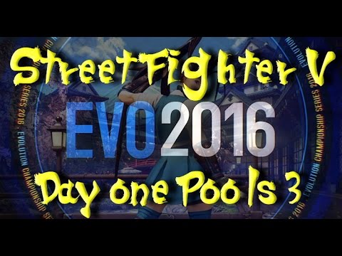 ♛ SF5: EVO 2016 Day 1 - Street Fighter 5 - Pools 3 - Timestamps 720ᴴᴰ 60ᶠᵖˢ