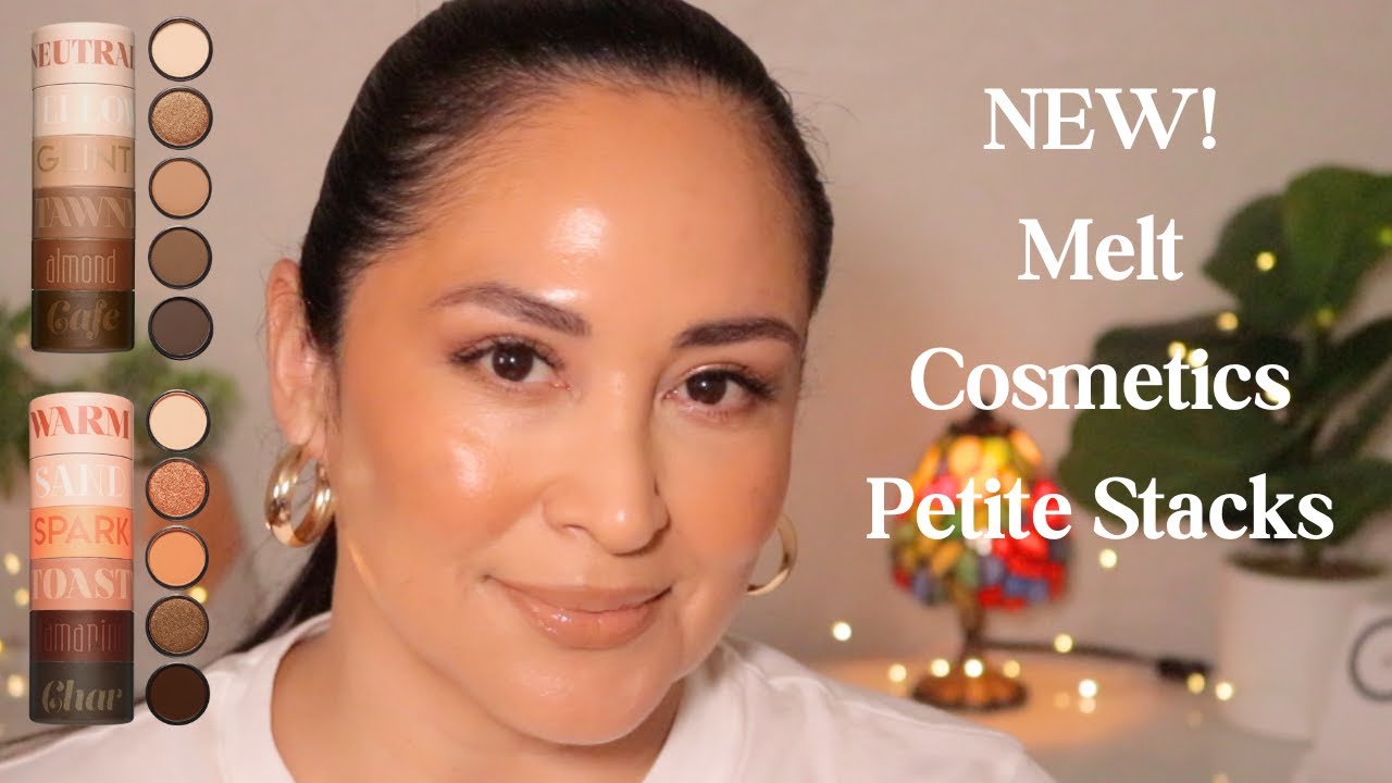 Trying the New! Warm & Neutral @MeltCosmeticsOfficial Petite Stack||Swatches Too!