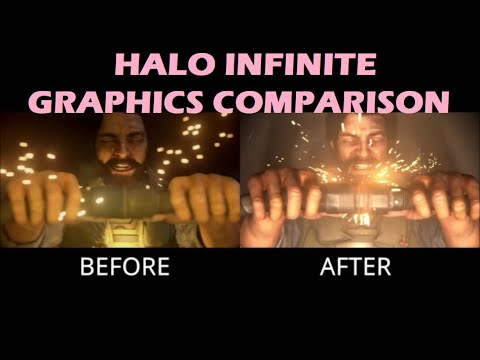 Halo Infinite - Campaign Graphics Comparison Before & After The Delay