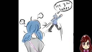 Miraculous Ladybug Comic Dub A Kiss from Luka