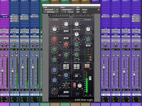 HOW TO MIX AN AFROPOP BEAT IN PRO TOOLS USING WAVES SSL E-CHANNEL