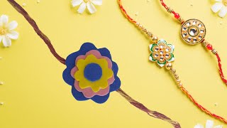 Easy Rakhi Making Ideas for Kids 🎨 | DIY Rakhi at Home DIY
