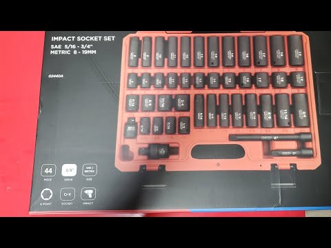 Neiko Impact Sockets 44 Piece 3/8" Neiko Tool Review
