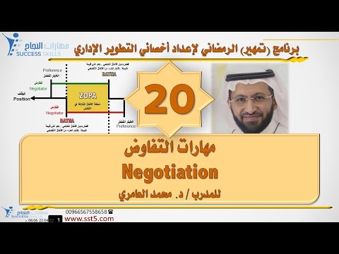 مهارات التفاوض Negotiation مع د. محمد العامري