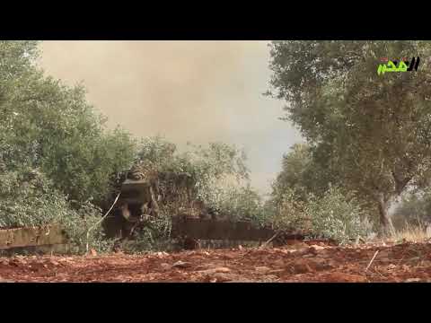 استهداف مقرات النظام بالمدفعية الثقيلة من قبل الجبهة الوطنية للتحرير شرق إدلب