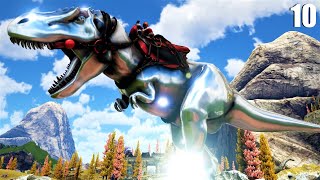 SOLID METAL REX &amp; GIANT COLOSSUS DEINONYCHUS | ARK Omega Fjordur | ARK SURVIVAL EVOLVED MODDED E10