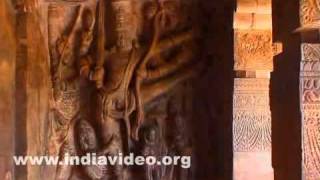 Badami rock-cut caves at Karnataka 