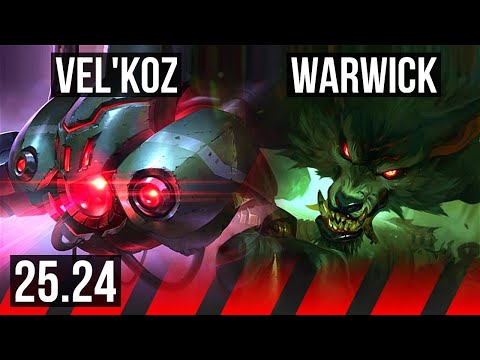 VEL'KOZ vs WARWICK (TOP) | 41K damage | EUW Diamond | 25.24